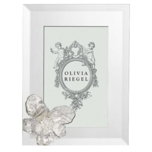 Olivia Riegel Silver Botanica 4 x 6 inch Frame - RT0181