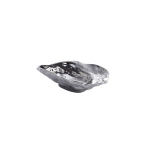 Pampa Bay Titanium-Plated Small Silver Oyster Bowl
