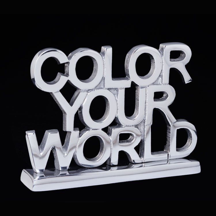 Color Your World sign