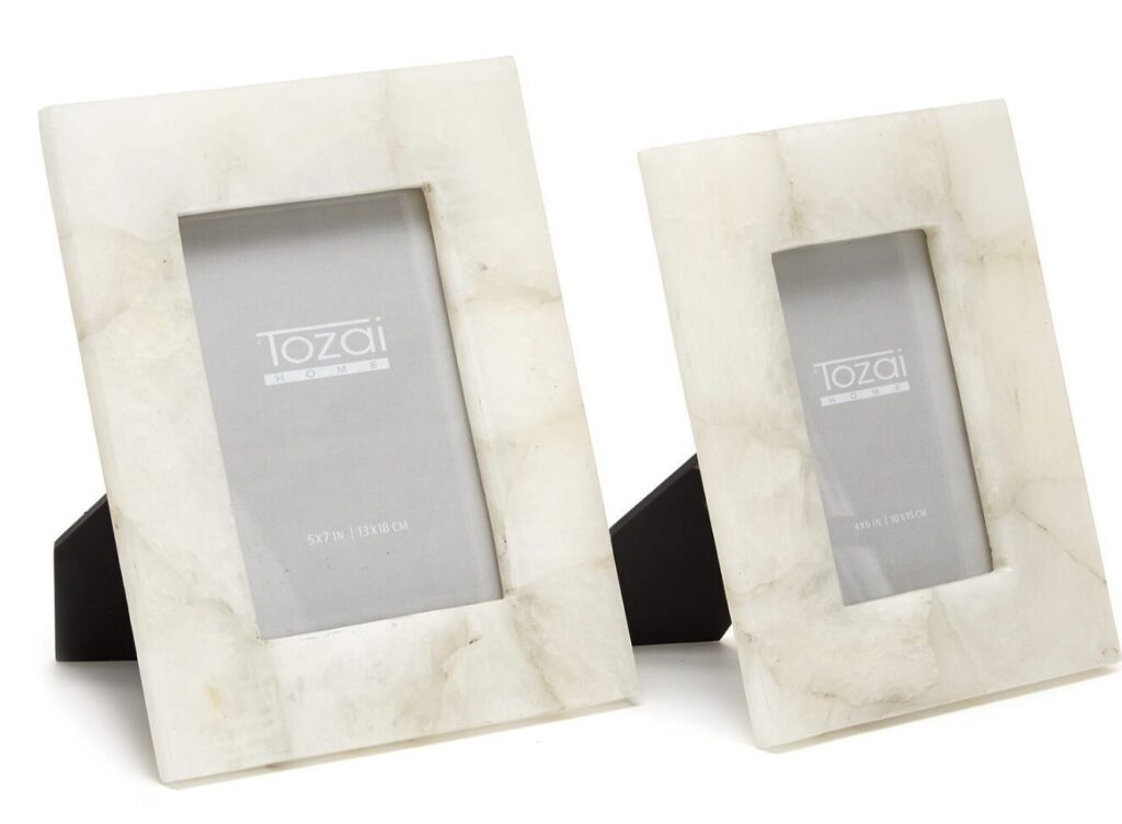 Tozai Tozai White Quartz Frame - 5x7 - Lifestyles Giftware