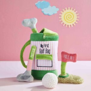 Mud Pie Pink Golf Bag Plush