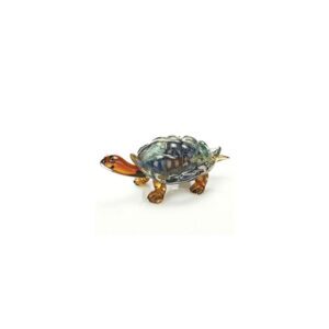 Badash Crystal Firestorm Art Glass Turtle Small - J580