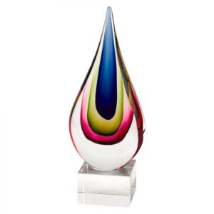 Badash Crystal Murano Style Art Glass J596-J597